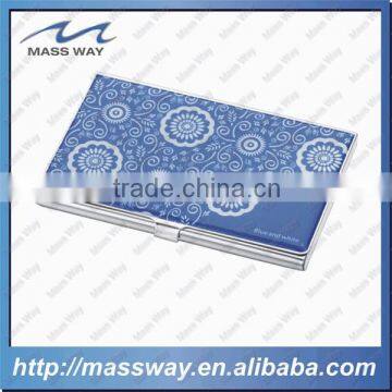 gifts printing sticker epoxy doming aluminum name card holder