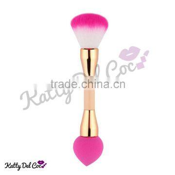 high quality custom logo makeup brushes cute pink double side use                        
                                                                                Supplier's Choice