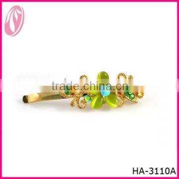 Wholesale fascinate mini crystal metal hair clips for teen girl