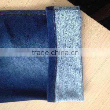 Indigo Knit Denim Fabric:300gsm 87%cotton 13%polyester From Changzhou China photo-4