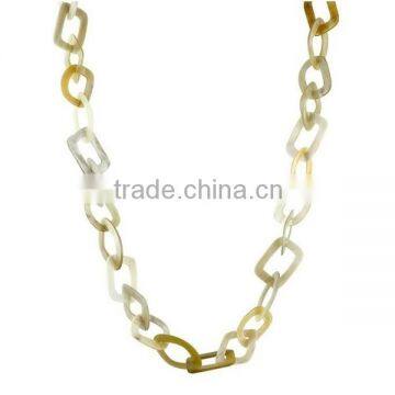 Eco-friendly best selling nice yellow water buffalo horn necklace