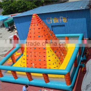 2016 Exciting Commercial Children Inflatable Rock Climbing Wall