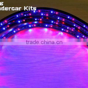 7 color LED rgb under body strips 120*2 90*2 w/ remote control