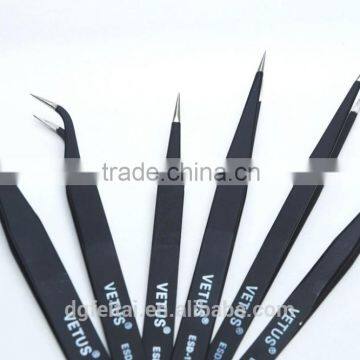 High Quality Vetus ESD Stainless Steel New Fine Point Tweezers Set Needle Nose Tweezers photo-3