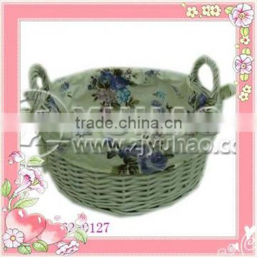 Eco-friendly Natural Wicker Bread Basket With Liner