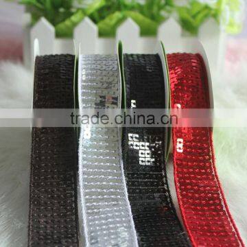 25mm Grosgrain Ribbon With Sequin photo-2