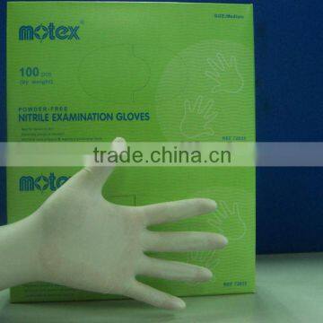 Long Nitrile Examination Gloves - Powder-free