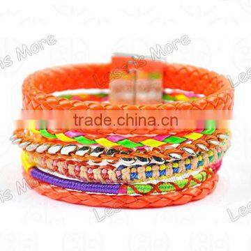 Wholesale Crystal Metal Sexy Bangle With Glass Bead