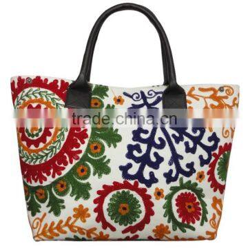 RTHHB-24 Rare Latest Designer Uzbek Suzani Hand Bags For Girls