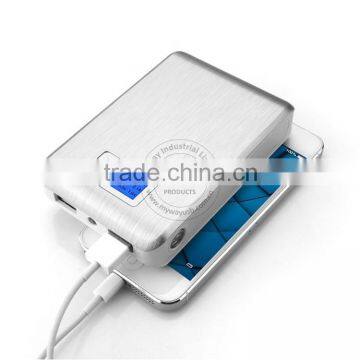 Gold Supply LED Portable Battery Charger Cell Phone Charger Power Bank With Dual Output photo-2