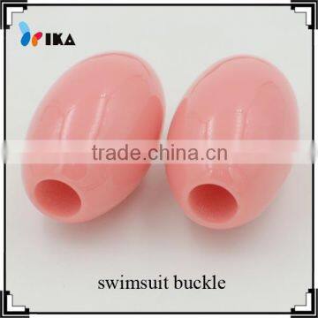 pink oval resin swimsuit buckle for open sexy girl