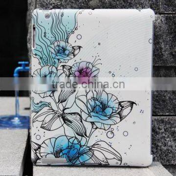 graceful printable PU leather case tablet cover for Apple ipad 4