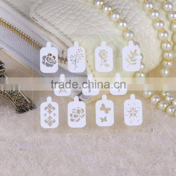 Drawing Makeup Reusable Nail Vinyl Stencil photo-2