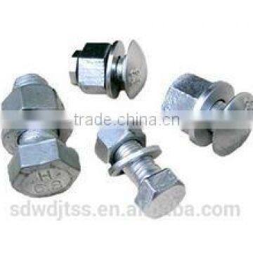 Zinc Plated Hex Head Guardrail Splice Bolt