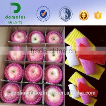 FDA Approved Food Grade Polythene Expanded Foam Fruit Sleeve Tube Net