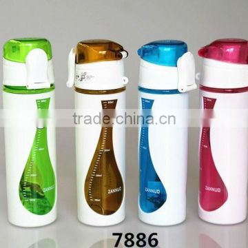 2014 New #7886 Plastic Sports Bottle with Cup