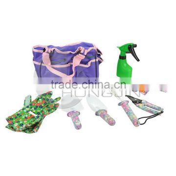 Hongjin Portable Multifunction Garden Tools Set with Bag