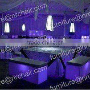 shanghai commercila furniture led acrylic led sofa