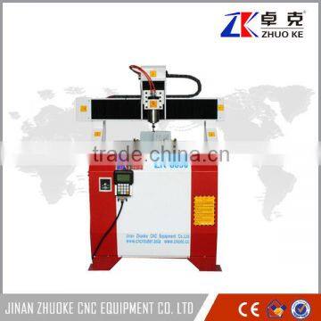 Hot Sale 4 Axis Wood CNC Router Machine ZK-6090 With Stepper Motor 1.5KW Water Cooling Spindle Of DSP Offline Control System