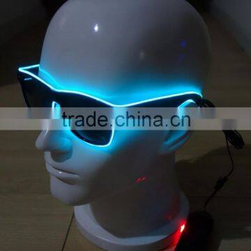 Specialize in High luminance Blue EL wire sunglasses / Blue EL sunglasses / Blue EL glasses