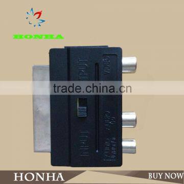 Professional Input/output With In/out Switch Adapter Video and Stere Audio Female RCA Plug photo-4