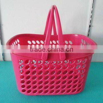 plastic shopping basket