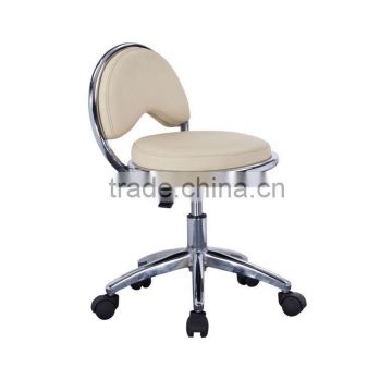 Black color of spa center pedicure chair stool/hot sale spa furniture