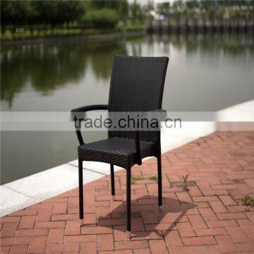 Joey Comfortable Outdoor Wicker Furniture Anti-aging Dining Chair Leisure Patio Rattan Chair