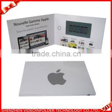 5inch lcd screen custom video greeting card for invitation