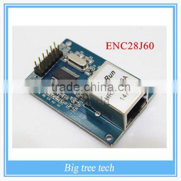 Alibaba Express ENC28J60 LAN Ethernet Network Board Module 25MHZ Crystal AVR 51 LPC STM32 3.3V