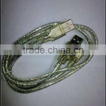 New 2in1 mini usb2.0 charging port cable for mobile power supply