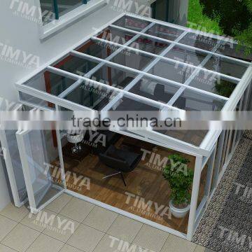 High-end aluminum comfortable polycarbonate sunrooms