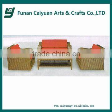 hand weaving PE rattan garden sets furniture outdoor