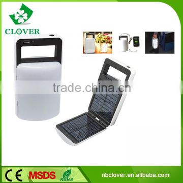 USB socket output solar rechargeable camping lantern solar lantern with mobile phone charger