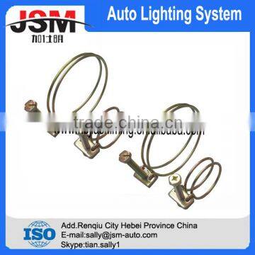 Galvanized steel double wire hose clamps