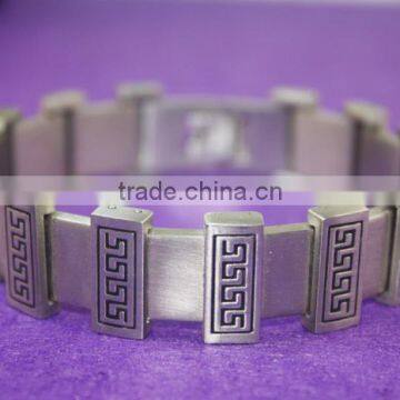 new arrival fashion power 316L stainless steel metal bracelet