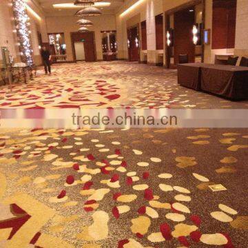 Various Design Hand Tufted Carved Technics Broadloom Hotel Hall Carpet
