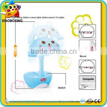 Educational toy touch led rechargeable battery operated table lamp