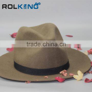 Fashion wool felt fedora hat for Ladies and Men hat