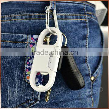 USB Data Sync Charge 8 Pin Key Chain USB Cable Bottle Opener, For Iphone Bottle Opener Keychain Cable photo-6