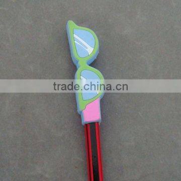 Glasses Design Plastic Pencil Topper Suppliers