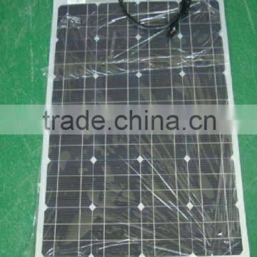 50W Semi-flexible mono solar panel 12V Charge CE certified