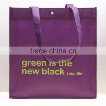 Non-Woven Tote Bag with Trim Colors