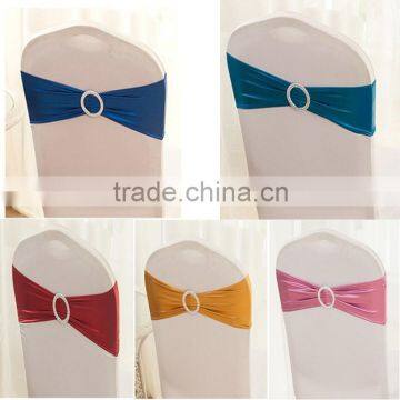 High Quality Gold Spandex Metallic Chair Band