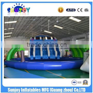 2016 latest inflatable water slide for adult and kids