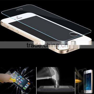 0.2 mm Tempered Glass Screen Protector Film For iPhone 5/5S Ultra-Thin Toughened Steel Membrane Phone Protective Film