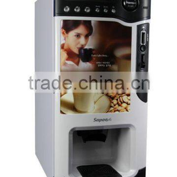 Hot selling automatic coin coffee vending machine/drink vending machine/table top coffee vending machine
