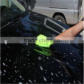 qood quality microfiber car cleaning glove wholsale