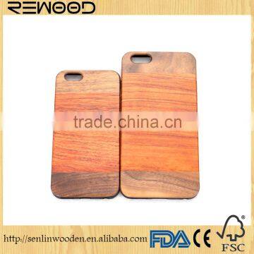 newest product real wood case for phone 6 laser Carved Wood Phone Case