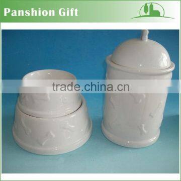 ceramic pet food container